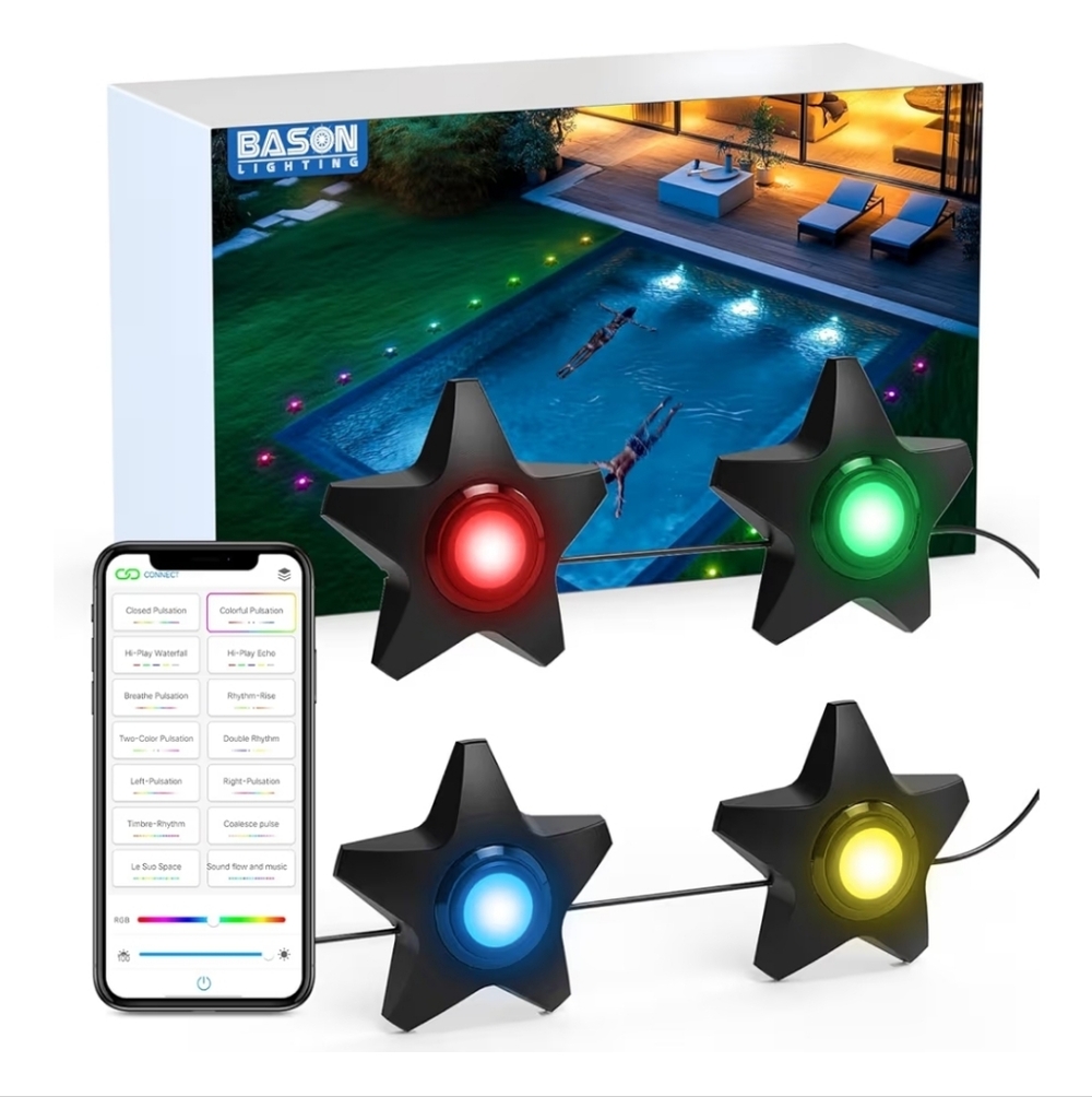 Poolo Lights Smart Submersible  with App Control